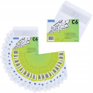 Bantex Koperta C6 Biała 114x162mm 25 szt. 6