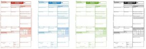 Krajowy List Przewozowy 80 kartek - 4 odcinki - 20 kompletów 2