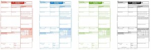 Krajowy List Przewozowy 80 kartek - 4 odcinki - 20 kompletów 4