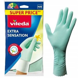 Vileda Rękawice Extra Sensation "M" 2