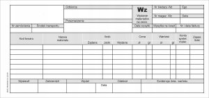 Pako WZ - Wydanie Na Zewnątrz 1/3 A4 2