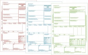 PAPIRUS List Transportowy 100 kartek - 3 odcinki - 33 komplety 2