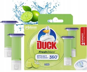 duck Fresh Discs Lime - Żelowy krążek do toalety 72ml (2 x 36ml) 2