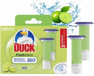 duck Fresh Discs Lime - Żelowy krążek do toalety 72ml (2 x 36ml) 3