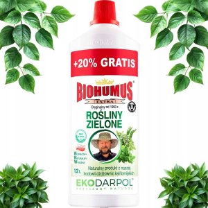 EkoDarPol BIOHUMUS EXTRA Rośliny zielone 1L 5