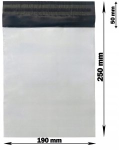 Pako Foliopaki kurierzy białe B5 190x250mm - 100 szt. 14