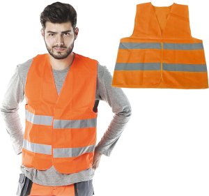 Pako Kamizelka Odblaskowa Pomarańczowa L 14
