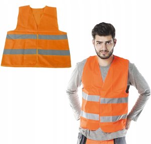 Pako Kamizelka Odblaskowa Pomarańczowa L 10