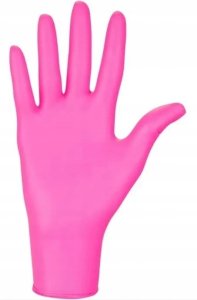 Mercator Medical Rękawice Nitrylowe 100 szt. 6-XS Nitrylex Magenta 7