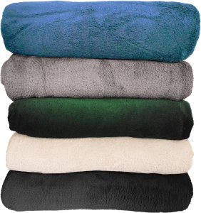 Koc 160x200 jeans Tago dwustronny miękki idealny na prezent ciepły 4