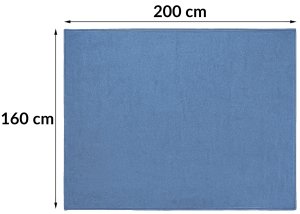 Koc 160x200 jeans Tago dwustronny miękki idealny na prezent ciepły 5