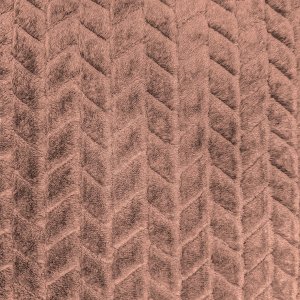 kontrast Koc 200x220 ciemny beżowy Fuero przytulny ciepły elegancki narzuta stylowy 2