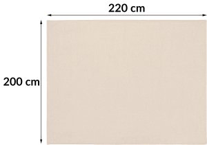 Koc dwustronny 200x220 beż Tago miękki ciepły na prezent do sypialni 5