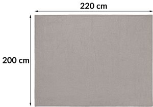 Koc dwustronny 200x220 szary Tago miękki ciepły na prezent do sypialni 7