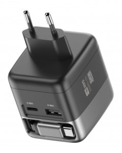 Ładowarka sieciowa Newell GaN 70 W TFT - EU 96