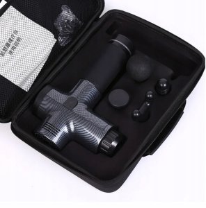 PISTOLET DO MASAŻU MASAŻER DO PLECÓW CIAŁA MASSAGE GUN PRO - Karbon 4