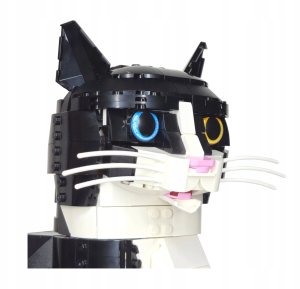 OEM Kocie Wąsy do LEGO ideas 21349 - Idealne uzupełnienie dla twojego kota - Białe 3