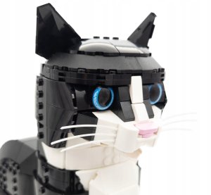 OEM Kocie Wąsy do LEGO ideas 21349 - Idealne uzupełnienie dla twojego kota - Białe 5