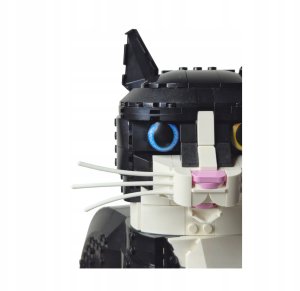 OEM Kocie Wąsy do LEGO ideas 21349 - Idealne uzupełnienie dla twojego kota - Białe 7