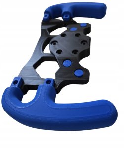 OEM Nakładka F1 Formuła 1 Kierownica Logitech G29 G27 G920 Czarno - NIebieska 5