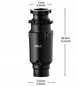 Rozdrabniacz Młynek do odpadów spożywczych MIUI młynek ROZDRABNIACZ DO ODPA 9