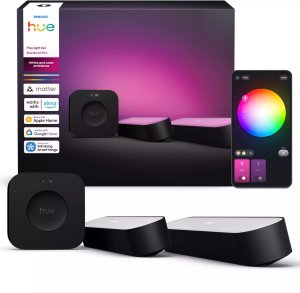 Philips Hue Pro Starter kit, 2 light bars and Hue bridge 7