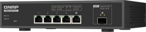 Switch Qnap QSW-L3205-1C4T | Lite managed przełącznik 5 portowy 4x 10GbE RJ45, 1x 10G COMBO (SFP+/BASE-T) 6