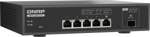 Switch Qnap QSW-L3205-1C4T | Lite managed przełącznik 5 portowy 4x 10GbE RJ45, 1x 10G COMBO (SFP+/BASE-T) 8
