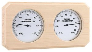 Sauna THERMOMETER WITH HYGROMETER 2