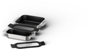 Siemens HZ9FF030, Stainless steel, Black, Stainless steel 2