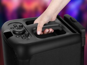 Głośnik Sven Głośnik PS-1000, czarny (180W, TWS, Bluetooth, FM, USB, wyświetlacz LED, 8000mA*h) 11