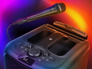 Głośnik Sven Głośnik PS-1000, czarny (180W, TWS, Bluetooth, FM, USB, wyświetlacz LED, 8000mA*h) 14