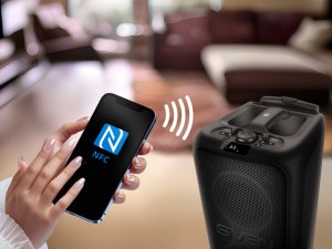 Głośnik Sven Głośnik PS-1000, czarny (180W, TWS, Bluetooth, FM, USB, wyświetlacz LED, 8000mA*h) 8