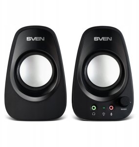 Głośniki komputerowe Sven Głośniki 190, czarne (USB) 2