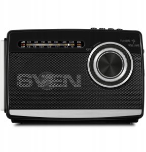 Radio Sven SRP-155 czarny (3W, Bluetooth, FM/AM/SW, USB, microSD, latarka, bateria) 2