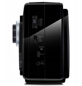 Radio Sven SRP-155 czarny (3W, Bluetooth, FM/AM/SW, USB, microSD, latarka, bateria) 4