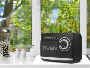 Radio Sven SRP-155 czarny (3W, Bluetooth, FM/AM/SW, USB, microSD, latarka, bateria) 10