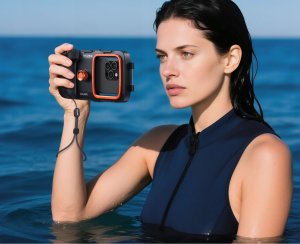 Telesin Wodoodporne Etui Case na Telefon Obudowa Podwodna do 20m Bluetooth / P4-WTP-06 3