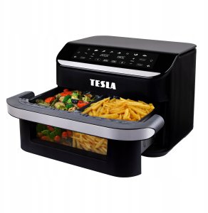 Frytkownica beztłuszczowa Tesla AirCook FlexiZone Q570 XXL Dualna frytkownica beztłuszczowa 10l 3