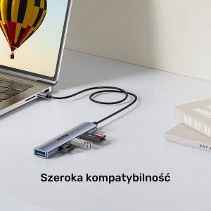 HUB USB Unitek H1208CGY01 4x USB-A 2.0 3.0 (H1208CGY01) 5
