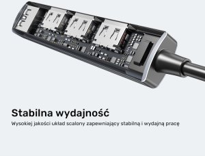 HUB USB Unitek H1208CGY01 4x USB-A 2.0 3.0 (H1208CGY01) 7