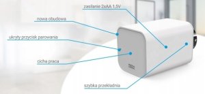 TECH-STEROWNIKI Zestaw wireless zone control set for radiator heating 11