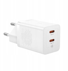 Ładowarka Baseus Ładowarka sieciowa GaN5 Pro 40W 2xUSB-C - biała 3