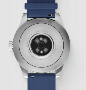 Smartwatch WITHINGS SAS Scanwatch 2 - zegarek z funkcją EKG, pomiarem pulsu i SPO2 oraz mierzeniem aktywności fizycznej i snu (42mm, blue) 5