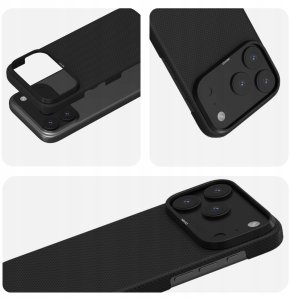 Yaxo Etui na telefon Aramid Fiber Ultra Slim Case MagSafe iPhone 17 Pro Dusty Black 6