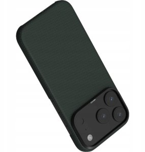 Yaxo Etui na telefon Aramid Fiber Ultra Slim Case MagSafe iPhone 17 Pro Tropic Green 2