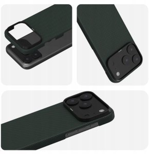 Yaxo Etui na telefon Aramid Fiber Ultra Slim Case MagSafe iPhone 17 Pro Tropic Green 6