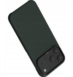 Yaxo Etui na telefon Aramid Fiber Ultra Slim Case MagSafe iPhone 17 Pro Max Tropic Green 2