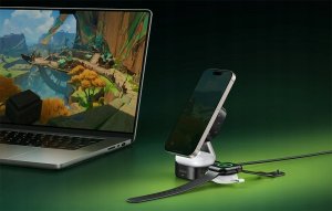 Ładowarka Ugreen Ładowarka indukcyjna Qi2 2w1 Genshin Impact Series do Iphone, AirPods, 25W + kabel USB-C 1m 8