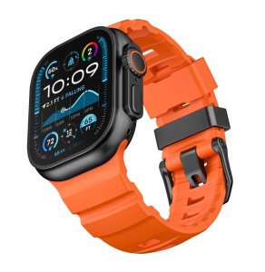 Yaxo Pasek do Apple Watch Rugged Evo Sport Band 44/45/46/49 mm Magma Orange 2